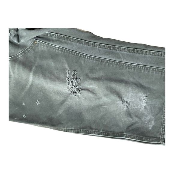 Carhartt Canvas Carpenter Distressed Cargo Pants Size W34/L32 - Picture 14 of 15